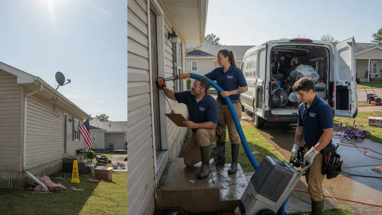 Ceiling Water Damage Restoration in Pine Prairie, LA near me